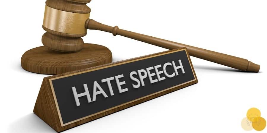 Hate speech sign in lawsuit
