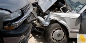 Car crash head on collision