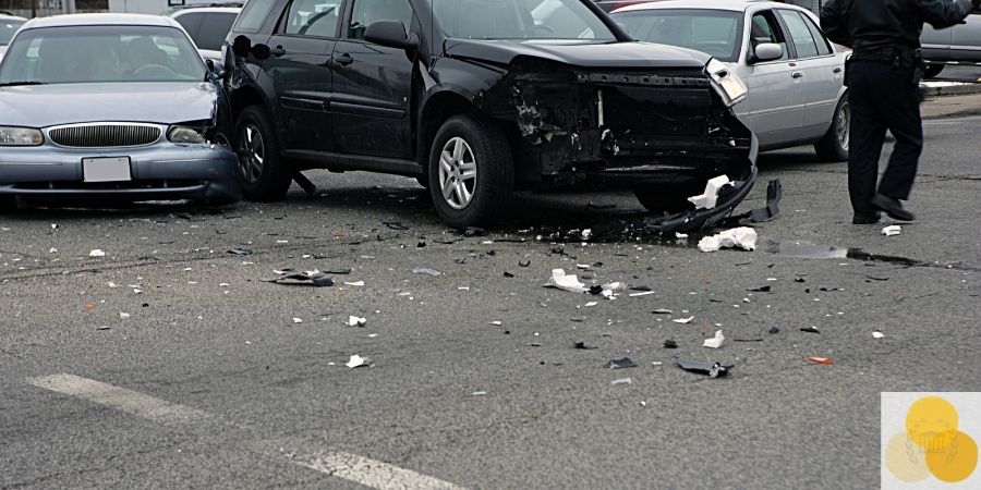 multi car crash